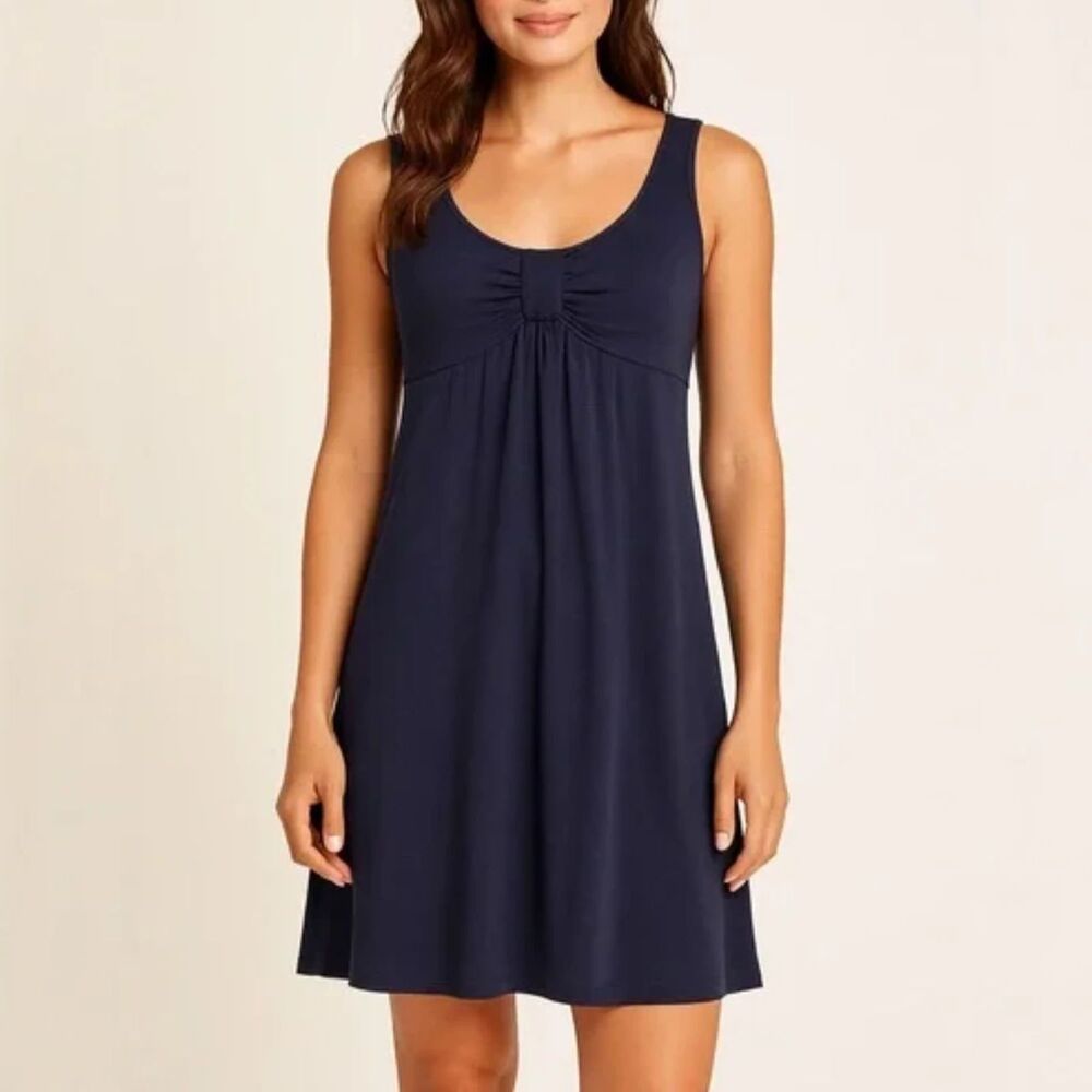Tommy Bahama Navy Sleeveless Mini Dress